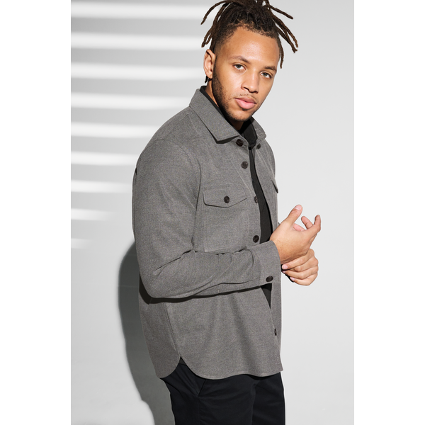 MERCER+METTLE™ Long Sleeve Twill Men's Overshirt