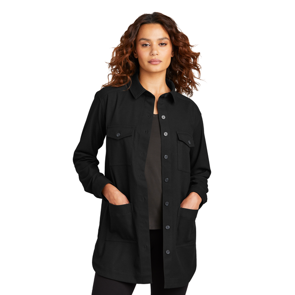 MERCER+METTLE™ Long Sleeve Twill Ladies' Overshirt