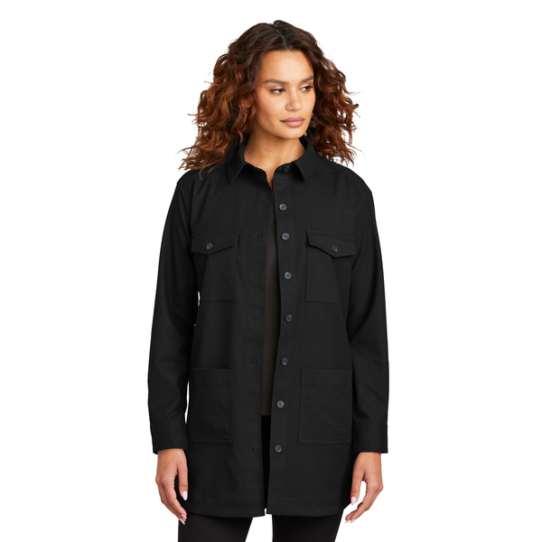 MERCER+METTLE™ Long Sleeve Twill Ladies' Overshirt
