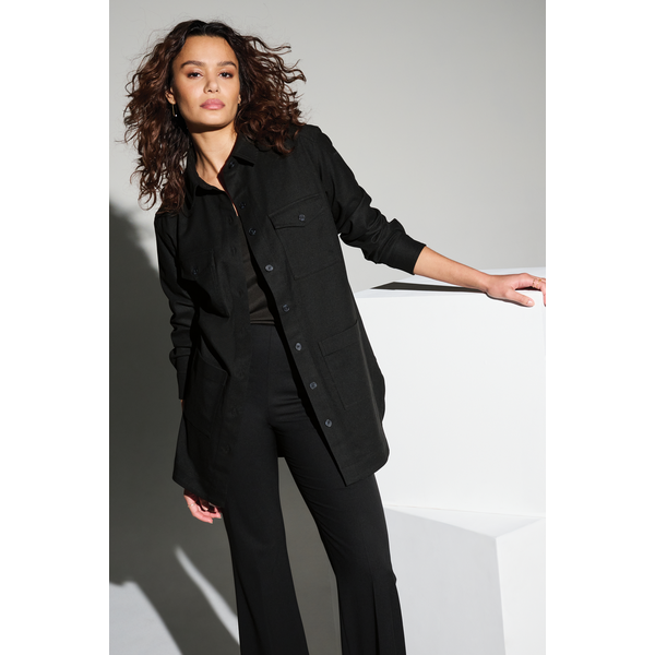MERCER+METTLE™ Long Sleeve Twill Ladies' Overshirt