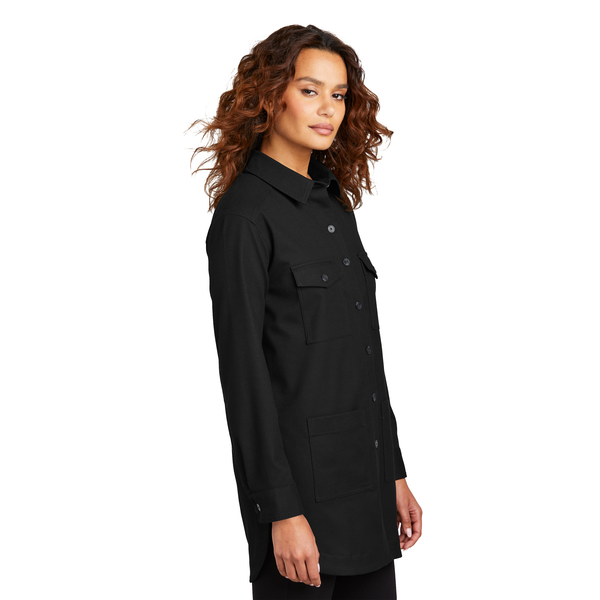 MERCER+METTLE™ Long Sleeve Twill Ladies' Overshirt