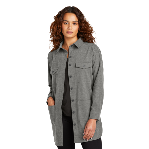 MERCER+METTLE™ Long Sleeve Twill Ladies' Overshirt