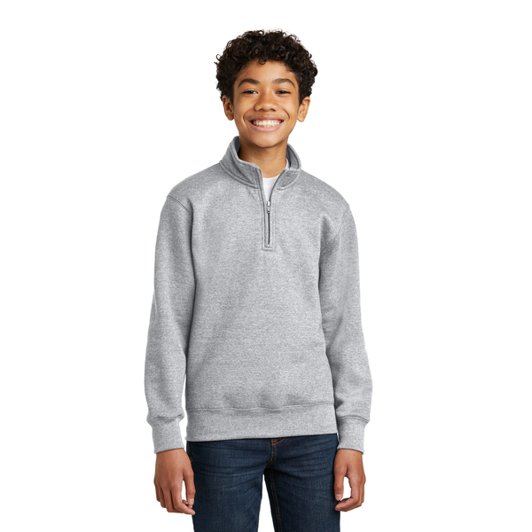 Port & Company® Core Fleece 1/4-Zip Pullover Youth Sweatshirt