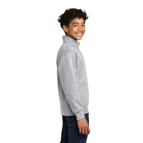 Port & Company® Core Fleece 1/4-Zip Pullover Youth Sweatshirt