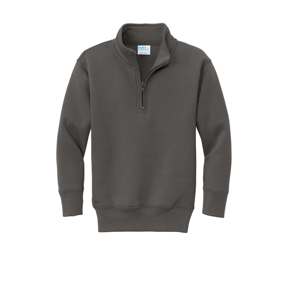 Port & Company® Core Fleece 1/4-Zip Pullover Youth Sweatshirt