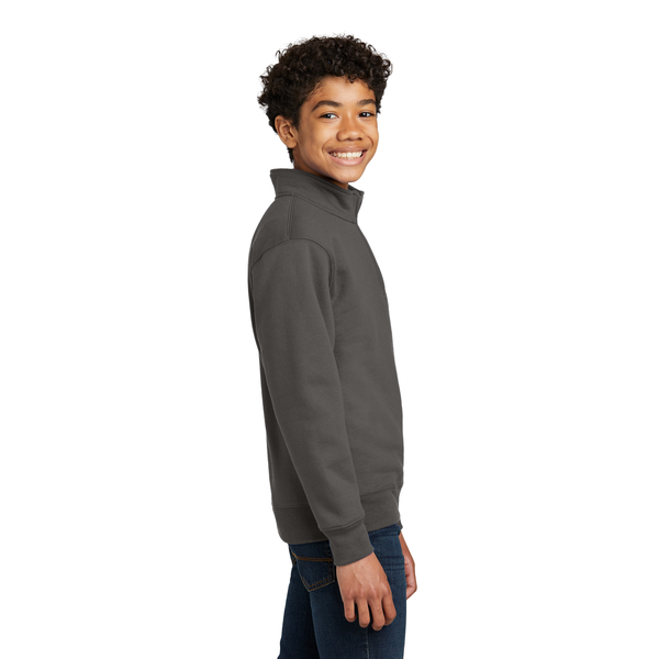 Port & Company® Core Fleece 1/4-Zip Pullover Youth Sweatshirt