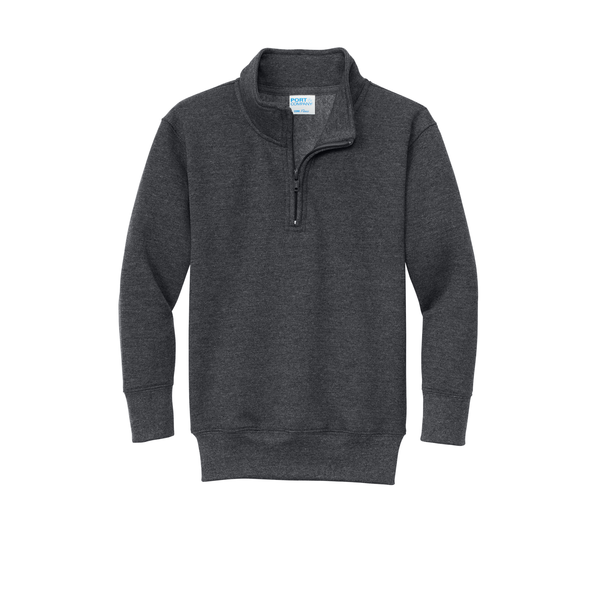 Port & Company® Core Fleece 1/4-Zip Pullover Youth Sweatshirt