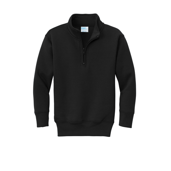 Port & Company® Core Fleece 1/4-Zip Pullover Youth Sweatshirt