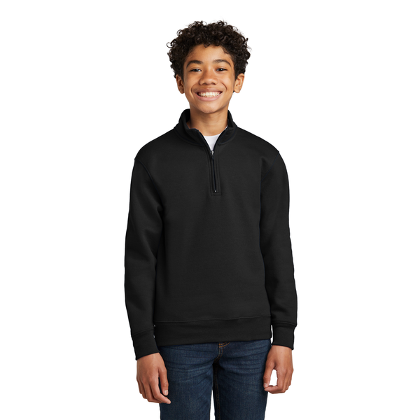 Port & Company® Core Fleece 1/4-Zip Pullover Youth Sweatshirt