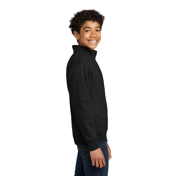Port & Company® Core Fleece 1/4-Zip Pullover Youth Sweatshirt