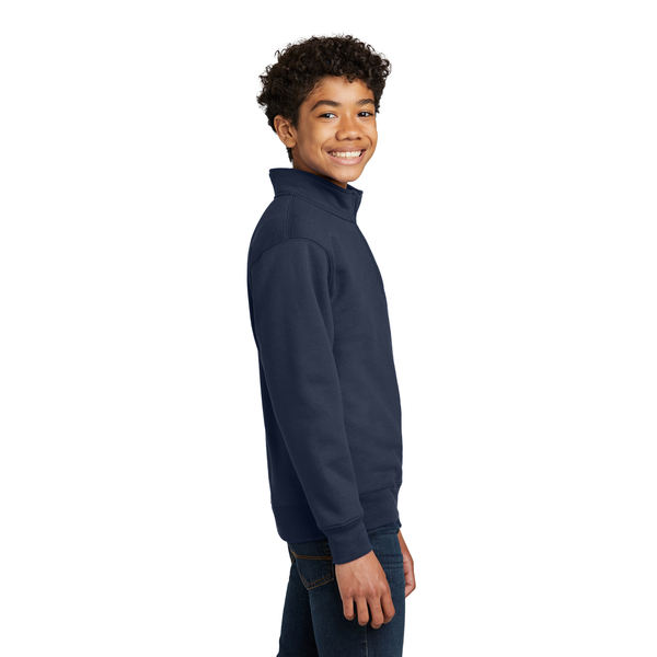Port & Company® Core Fleece 1/4-Zip Pullover Youth Sweatshirt