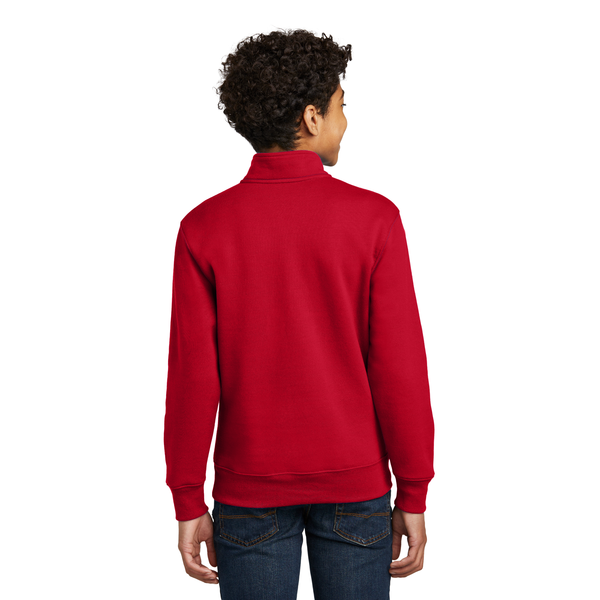 Port & Company® Core Fleece 1/4-Zip Pullover Youth Sweatshirt