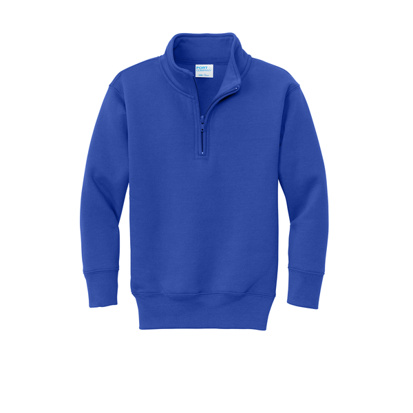 Port & Company® Core Fleece 1/4-Zip Pullover Youth Sweatshirt