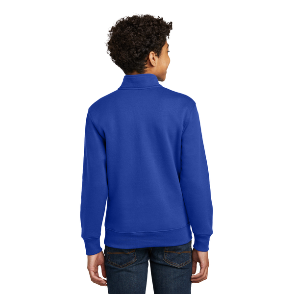 Port & Company® Core Fleece 1/4-Zip Pullover Youth Sweatshirt