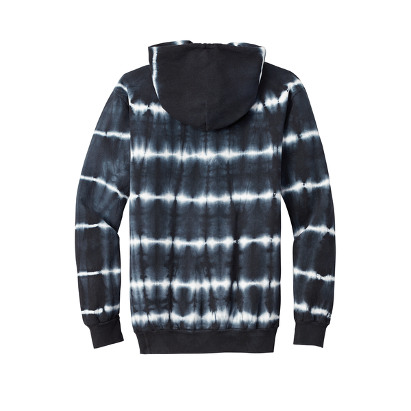 Port & Company® Allover Stripe Tie Dye Cotton/Poly Unisex Fleece