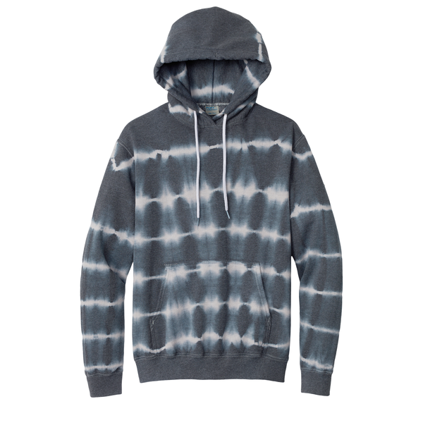Port & Company® Allover Stripe Tie Dye Cotton/Poly Unisex Fleece