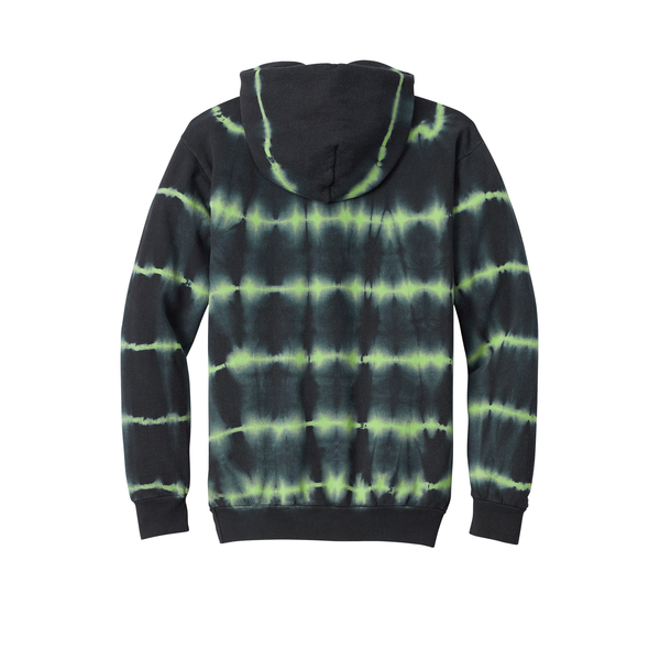 Port & Company® Allover Stripe Tie Dye Cotton/Poly Unisex Fleece