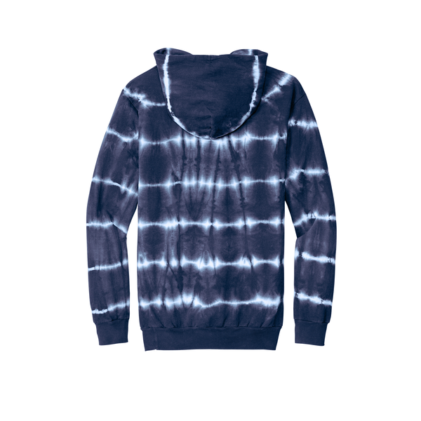 Port & Company® Allover Stripe Tie Dye Cotton/Poly Unisex Fleece