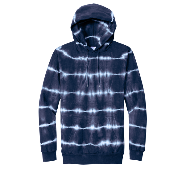 Port & Company® Allover Stripe Tie Dye Cotton/Poly Unisex Fleece