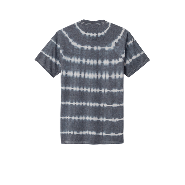 Port & Company® Allover Stripe Tie Dye Cotton Unisex Tee