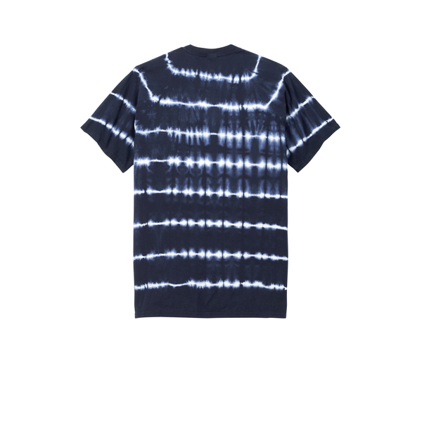 Port & Company® Allover Stripe Tie Dye Cotton Unisex Tee