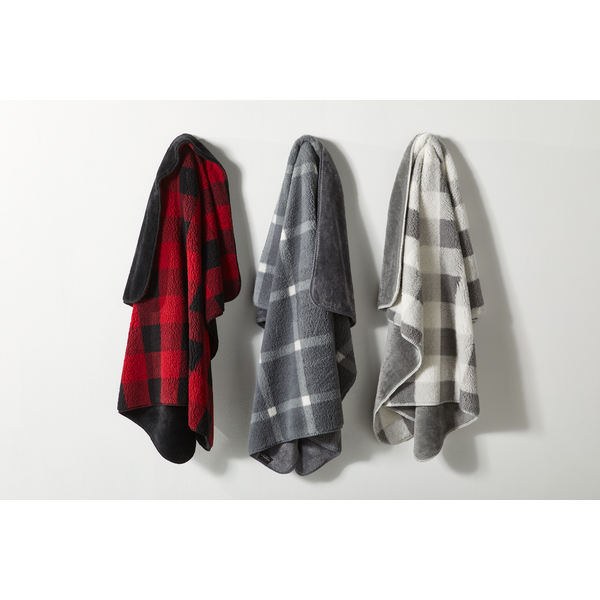 Port Authority® Double-Sided Sherpa Plush Blanket, 50" x 60"