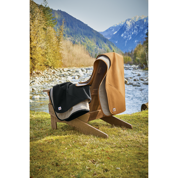 Carhartt® Firm Duck Sherpa-Lined Blanket, 45-1/2" x 59-1/2"