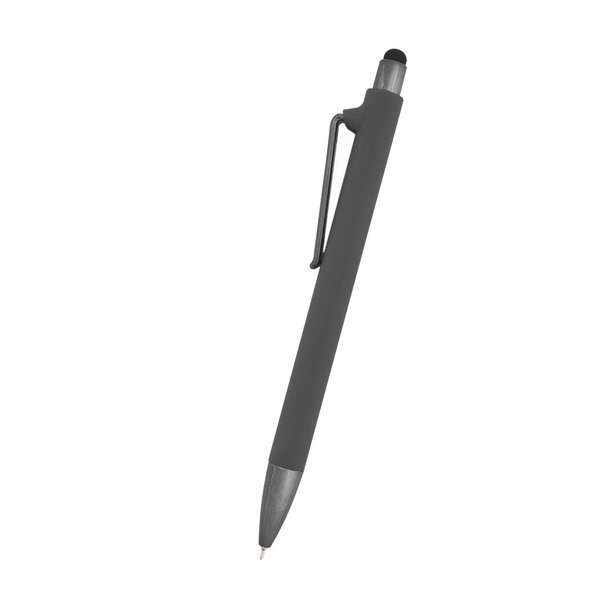 Sonnie Rubberized Plunger Action Pen