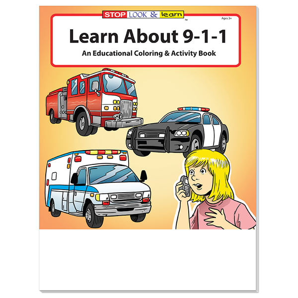 Learn About 9-1-1 Coloring Book Fun Pack