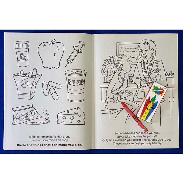 Drug Free Coloring & Activity Book Fun Pack