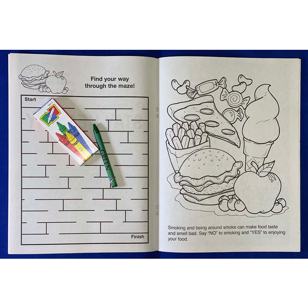 Be Smart, Say No To Smoking Coloring Book Fun Pack