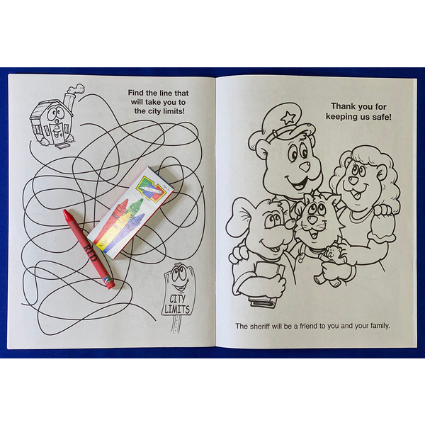 Your Sheriff Is Your Friend Coloring and Activity Book Fun Pack