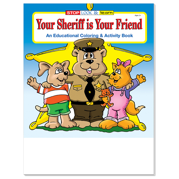 Your Sheriff Is Your Friend Coloring and Activity Book Fun Pack