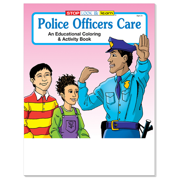Police Officers Care Coloring Book Fun Pack