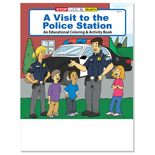 A Visit To The Police Station Coloring Book Fun Pack