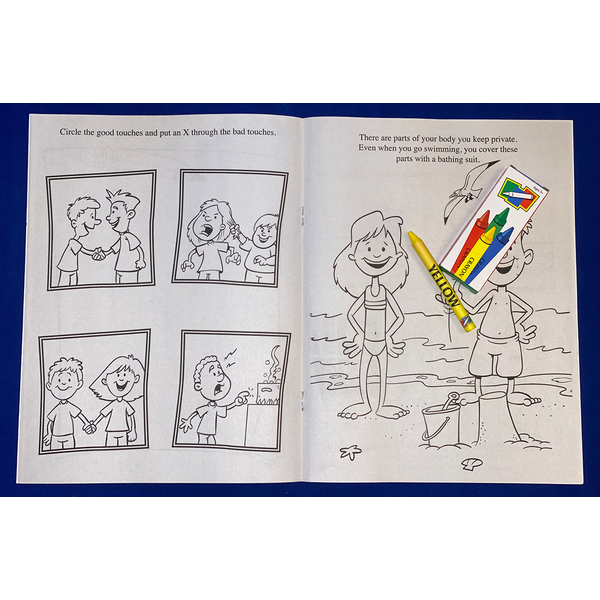 Good Touch Bad Touch Coloring Book Fun Pack