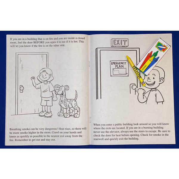 A Visit to the Fire Station Coloring Book Fun Pack