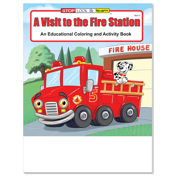 A Visit to the Fire Station Coloring Book Fun Pack