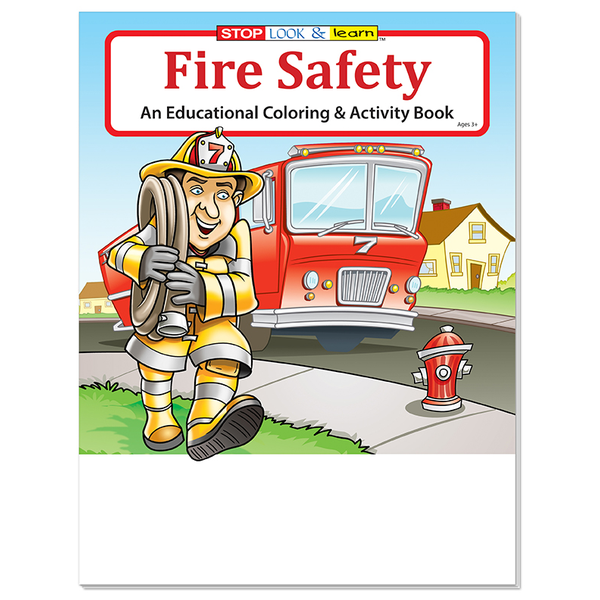 Fire Safety Coloring & Activity Book Fun Pack
