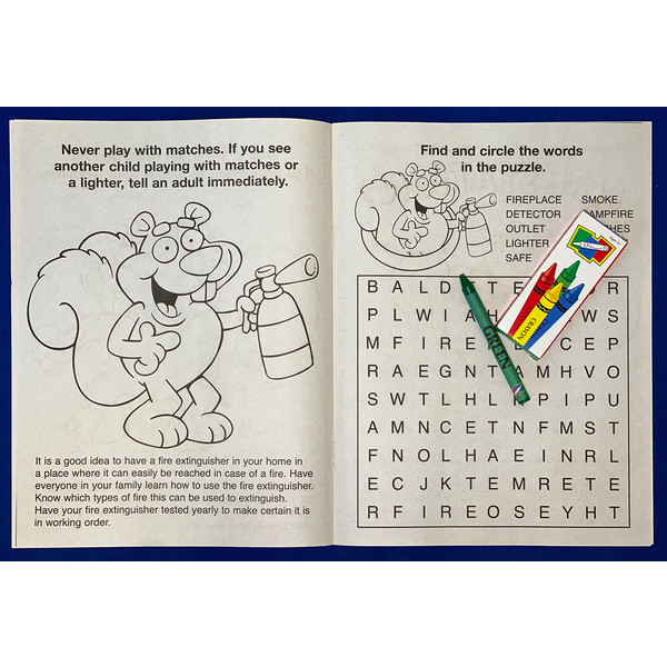 A Trip to the Fire Station Coloring Book Fun Pack