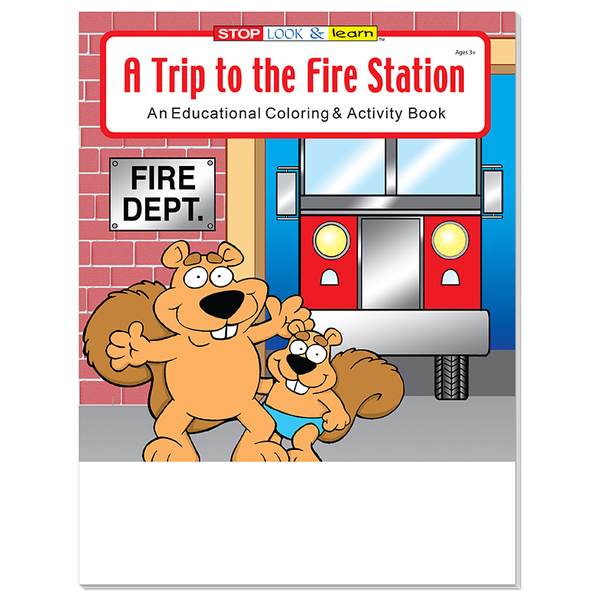 A Trip to the Fire Station Coloring Book Fun Pack