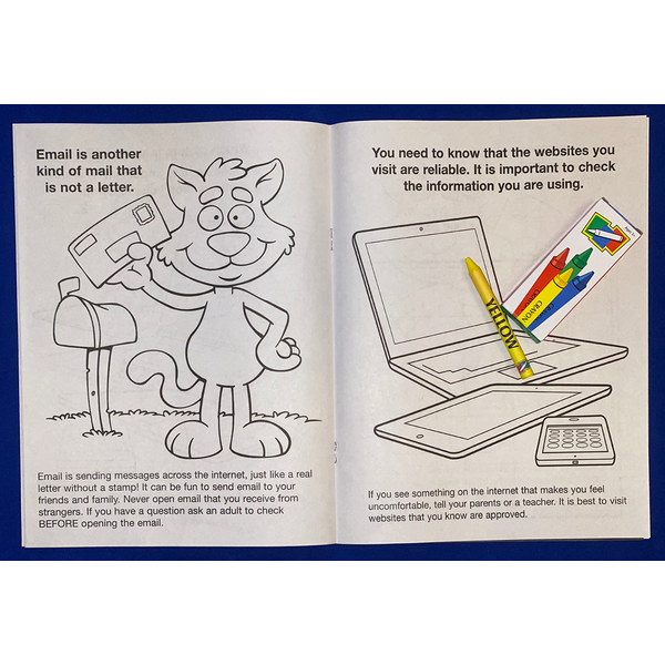Internet Safety Coloring Book Fun Pack