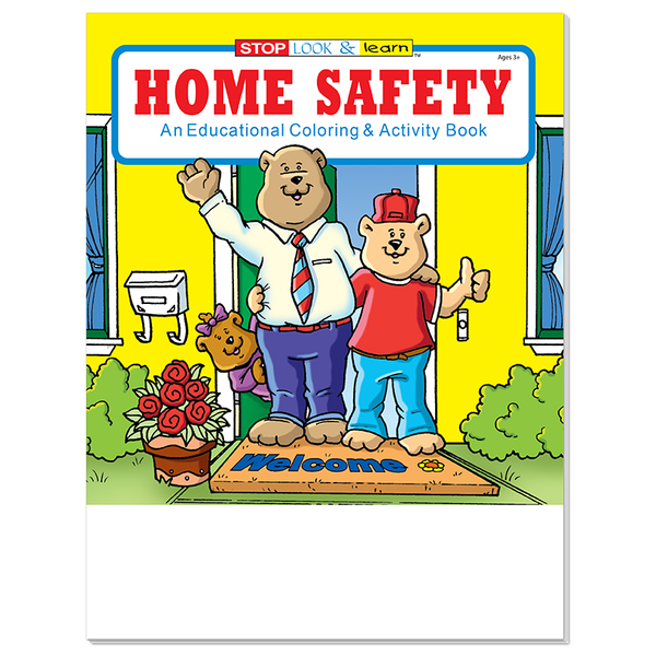 Home Safety Coloring Book Fun Pack