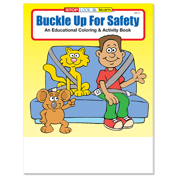 Buckle Up for Safety Coloring Book Fun Pack