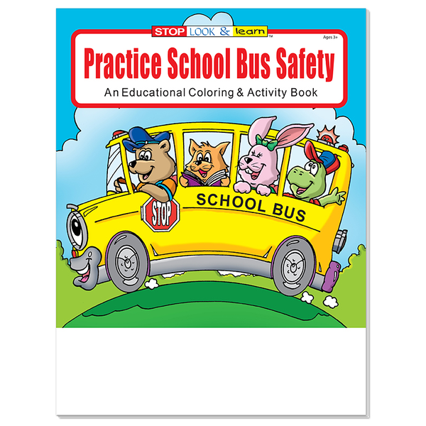 Practice School Bus Safety Coloring Book Fun Pack