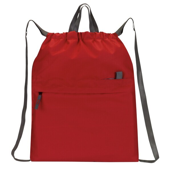 Contempo Poly Drawstring Backpack