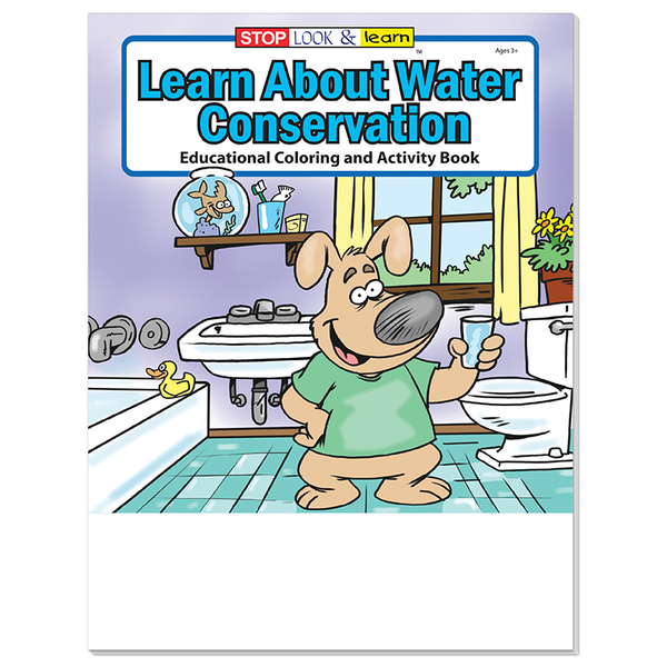 Learn About Water Conservation Coloring Book Fun Pack Set