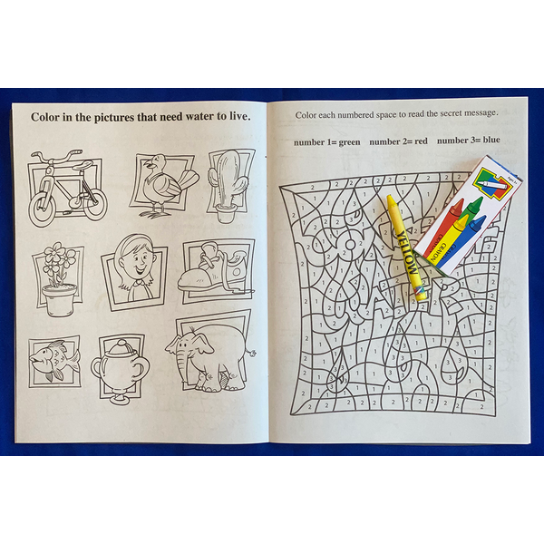 Learn About Water Conservation Coloring Book Fun Pack Set