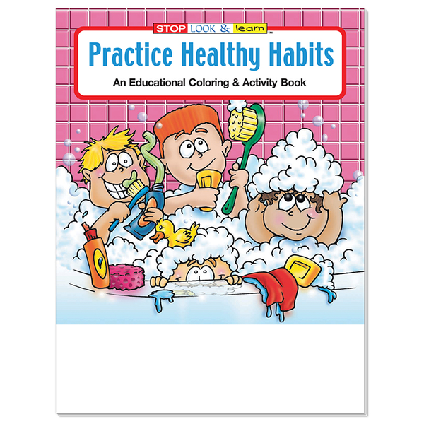Practice Healthy Habits Coloring Book Fun Pack