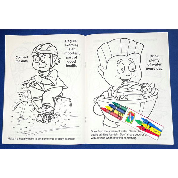 Practice Healthy Habits Coloring Book Fun Pack